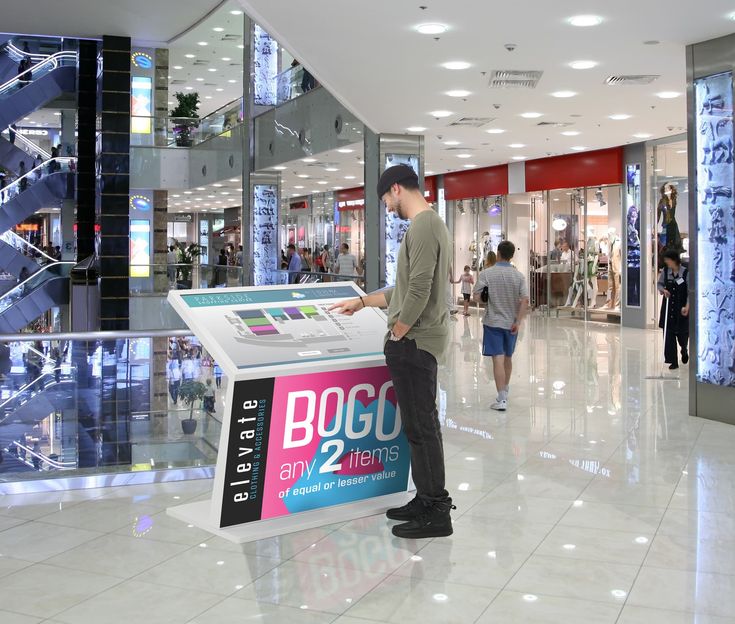 PIXON TECHNOLOGIES Standalone Vertical Digital LCD Kiosk
